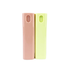 Botellas coloridas Mini Pocket de la niebla fina plástica del rociador de la bomba del perfume del cuadrado 10ML
