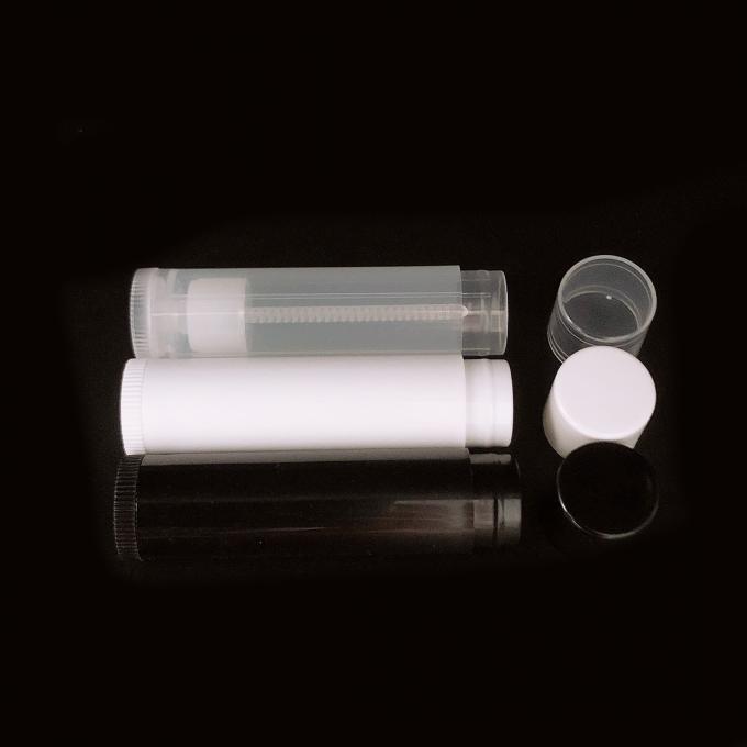 Tubo oval lindo plástico barato al por mayor del blam del labio 5g/envase colorido vacío de la barra de labios/mini tubos claros de encargo del protector labial