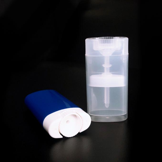 mini envase plástico vacío del palillo de desodorante de la botella del protector labial del tubo de la barra de labios 15g