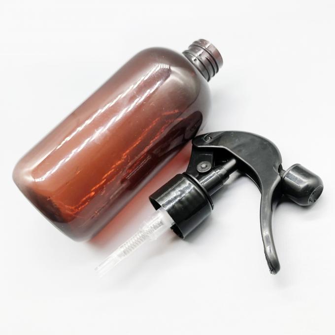 Rociador negro reemplazable de la circulación de aire para los rociadores roscados de 28/400 de la boca de la botella disparador del reemplazo para las botellas del espray